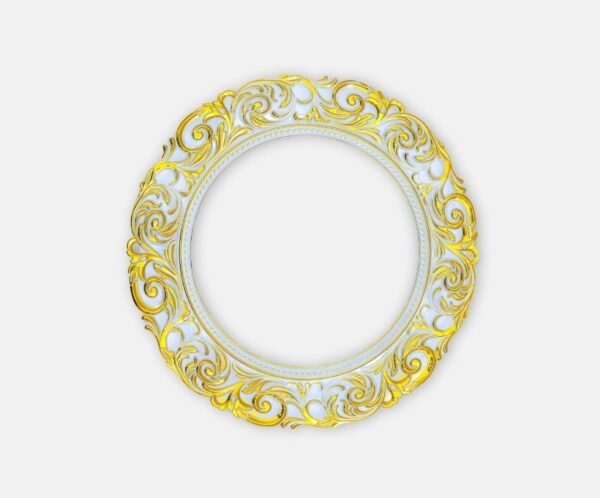 13" European style Gold Plate