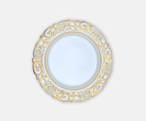 13 European style White & Gold