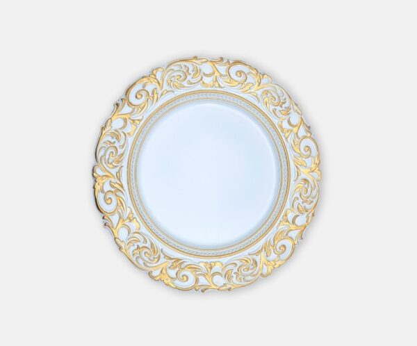 13 European style White & Gold