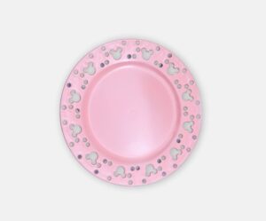 13 Mickey Mouse Pink plate