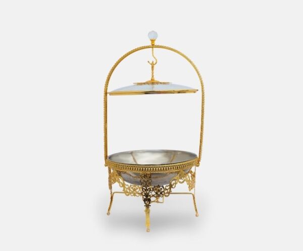 Gold 8L Round Chafing Dish