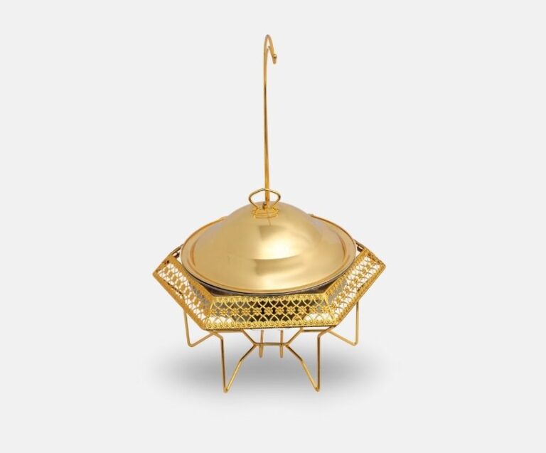 Gold 4L Hexagon Chafing Dish