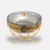 Gold 4L Round Chafing Dish