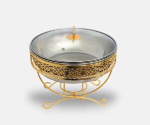 Gold 4L Round Chafing Dish