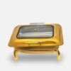 Gold 9L Rectangle Chafing Dish (2)