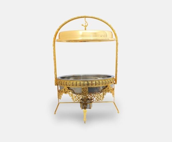 Gold 9L Round Chafing dish (4)