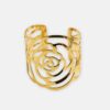 Gold Flower Napkin Ring