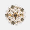 Gold Pearl Napkin Ring