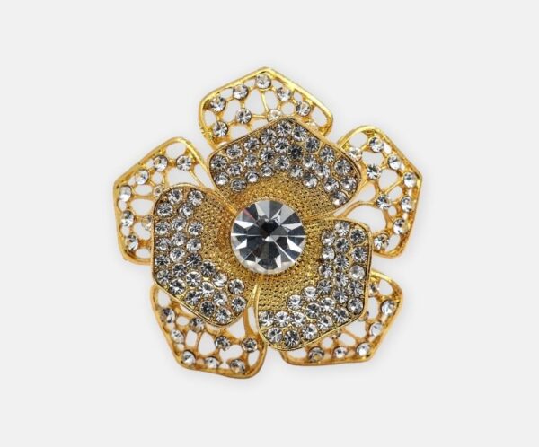 Gold Rose Napkin Ring