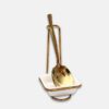 Gold Serving Spoon with Base.