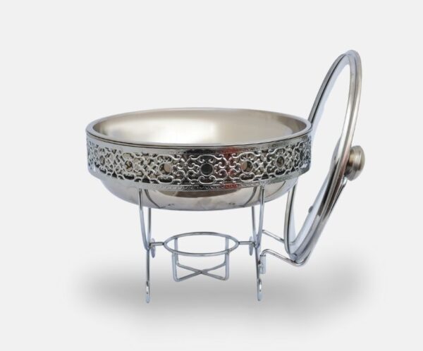 Silver 4L Round Chafing Dish
