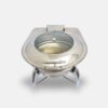 Silver 6L Round Chafing Dish