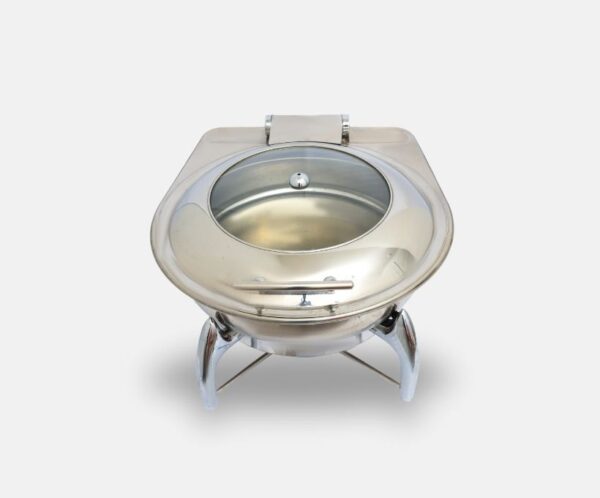 Silver 6L Round Chafing Dish