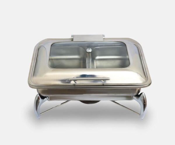 Silver 9L Rectangle Chafing Dish