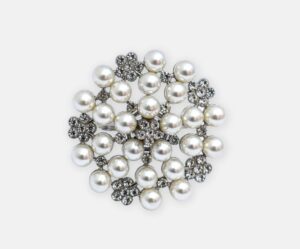 Silver Pearl Napkin Ring