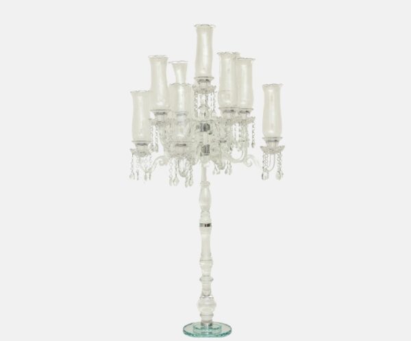 9-Arm Crystal Candelabra