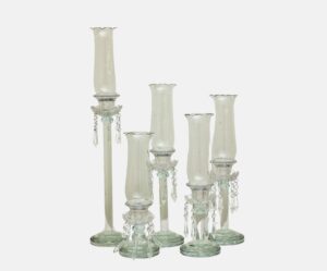 5-Set Crystal Votive Candle Holder