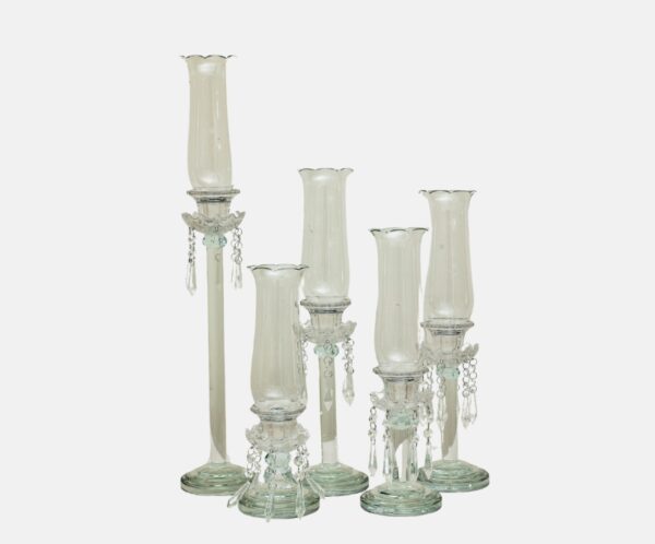 5-Set Crystal Votive Candle Holder