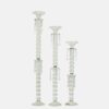 3-Set Globe Beaded Crystal Candle Holder