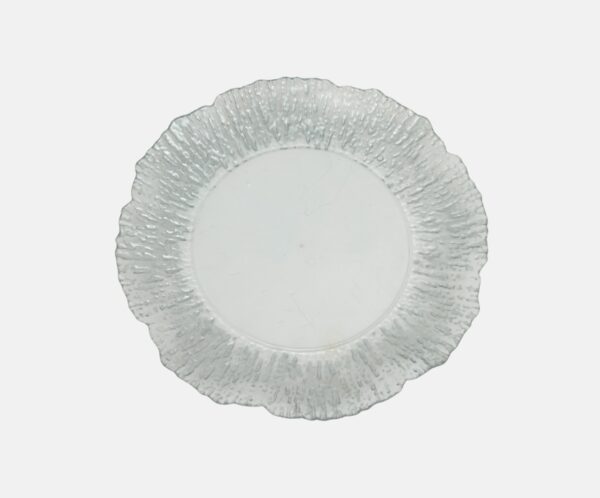 Silver Trimmed Charger Plate