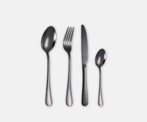 black cutlery