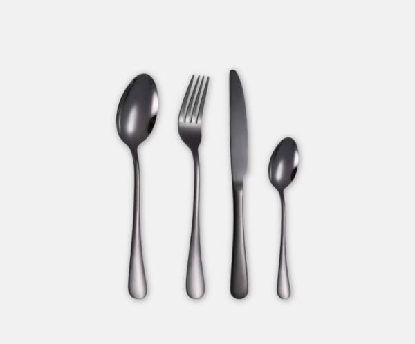 black cutlery